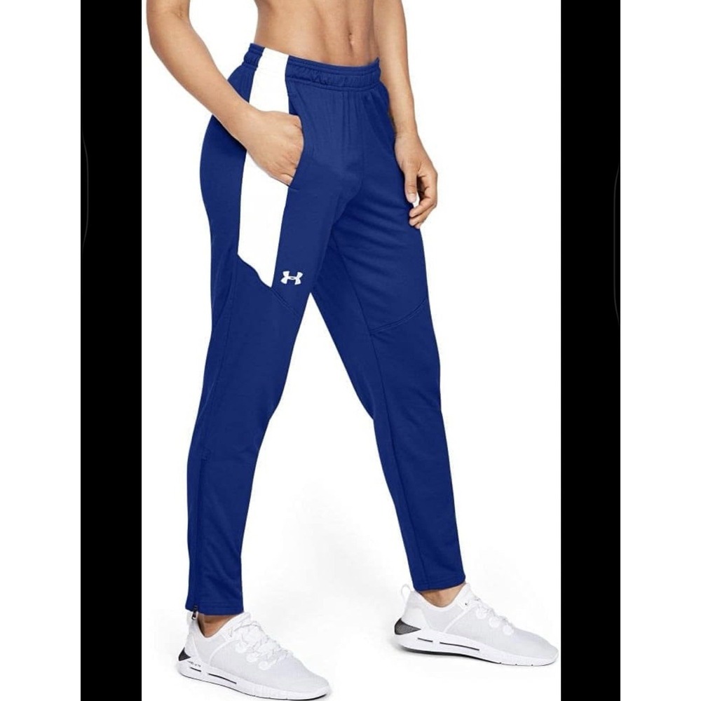 NWT Women's Royal Blue Under Armour Loose Joggers W/ Pockets &Drawstring WaistXL